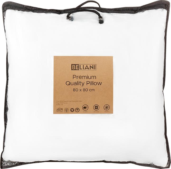 Produktbild Beliani Kopfkissen Polyester niedrig 80 x 80 cm MANA (80 x 80 cm)