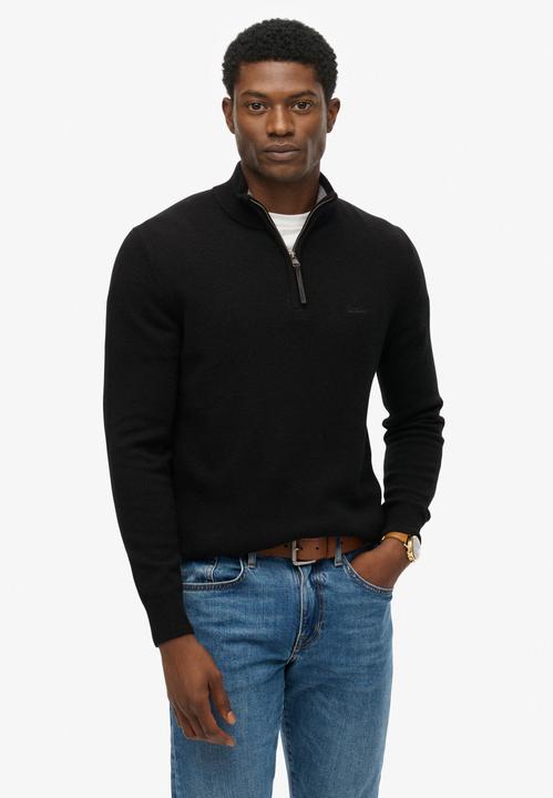 Actual product image Superdry Wool Blend Half Zip Jumper (M)