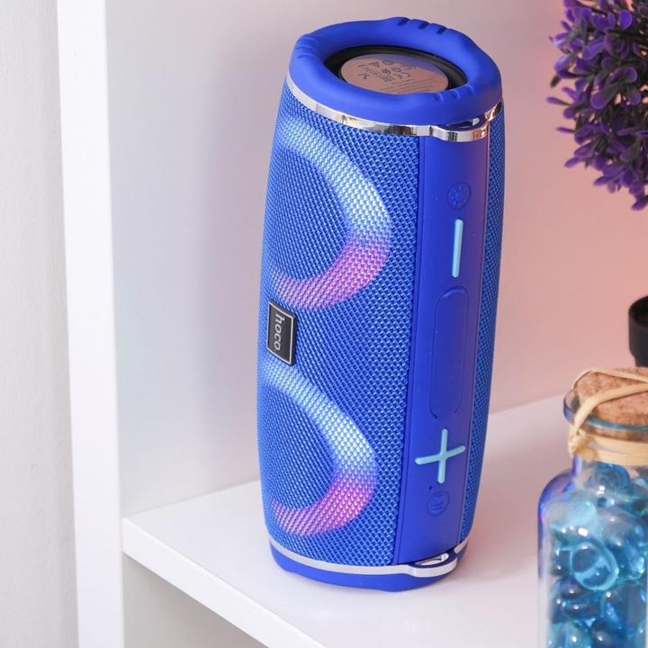 Produktbild Hoco - Wireless Speaker Sports (HC12) - Bluetooth 5.0, Shoulder Strap, 10W - Blue (2 h, Netzbetrieb)