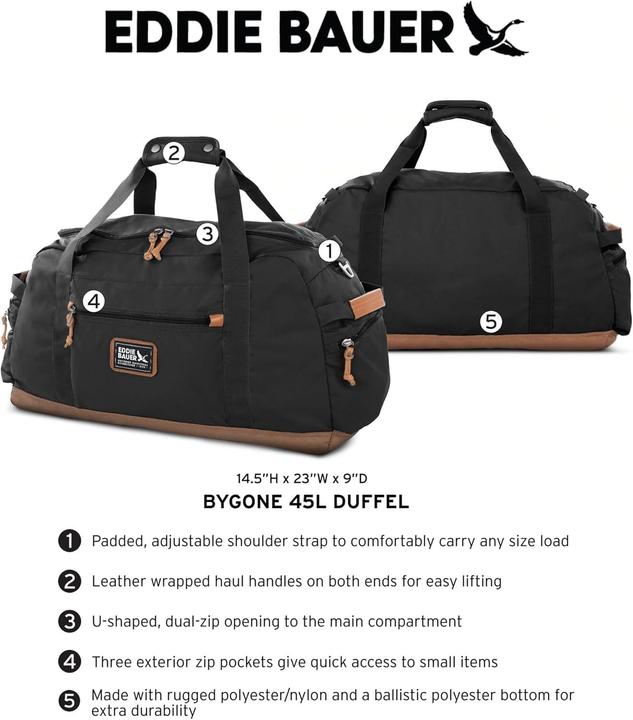Actual product image Eddie Bauer Bygone Duffel Bag (45 l)