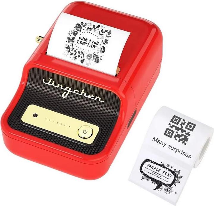 Immagine prodotto Niimbot Stampante portatile per etichette B21S Rosso (203 dpi)