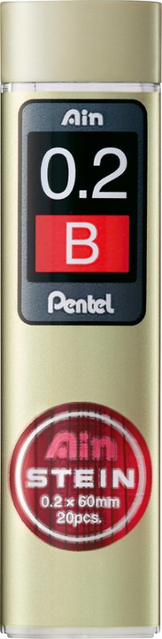 Image du produit Pentel Ain Stein (Recharger, Noir, 0.20 mm)