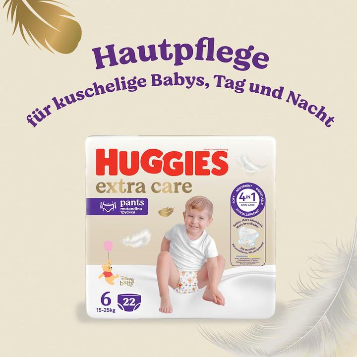 Produktbild Huggies Extra Care (Gr. 6, Halbmonatsbox, 22 Stk.)