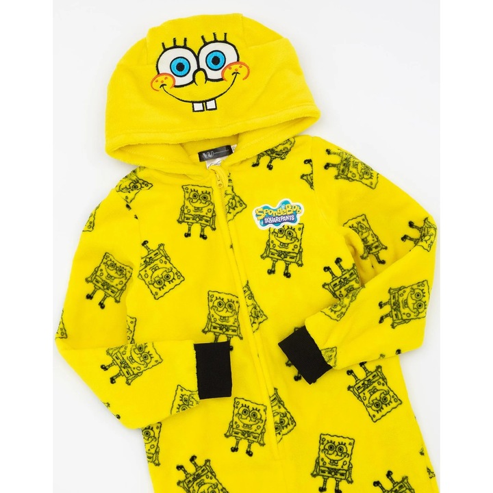 Actual product image Spongebob Squarepants Children/Kids Repeat Print Sleepsuit (116)