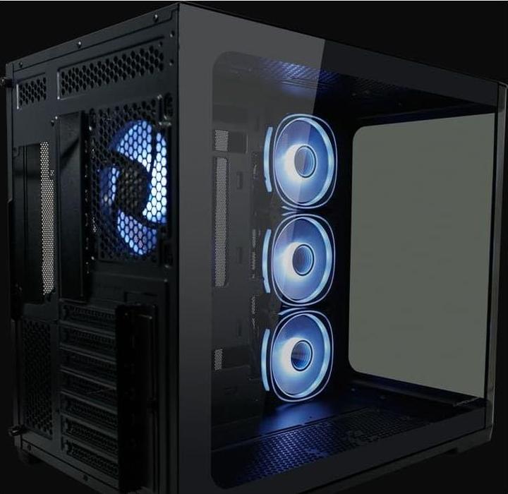 Produktbild LC-Power Gehuse 8001B Pro-Storm Dark ohne Netzteil (ATX, mATX, Mini-ITX)