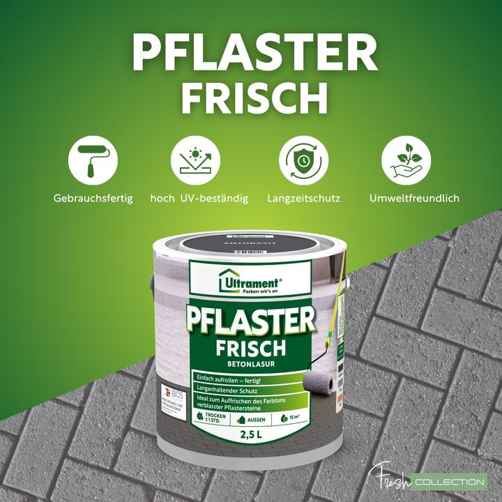 Image du produit Ultrament Pflaster Frisch, Betonlasur (Grau, 2,5 Liters)
