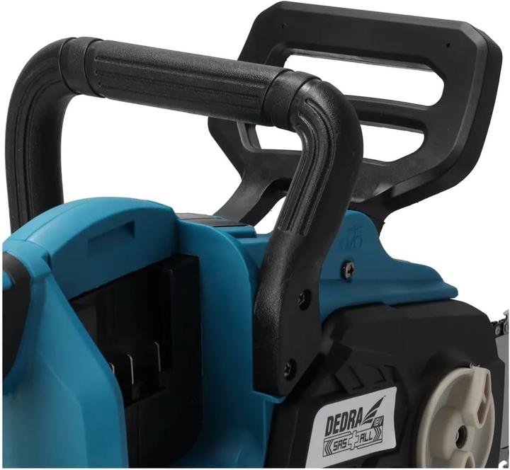 Actual product image Dedra Cordless brushless chainsaw 400mm 2x18V SAS+ALL DED7195V (Battery chain saw)