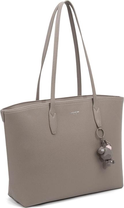 Produktbild David Jones **Damen Schultertasche - Modell Silvana Chic - Vegan Pu Leder** - 40.0 X 28.0 X 11.0 Cm