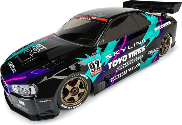 Actual product image Proline Body Nissan Skyline GT-R R34 unpainted, 1:7