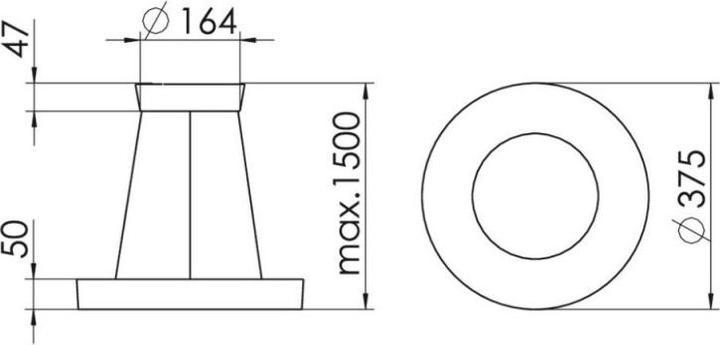 Produktbild Ridi LED-Pendelleuchte (4890 lm)