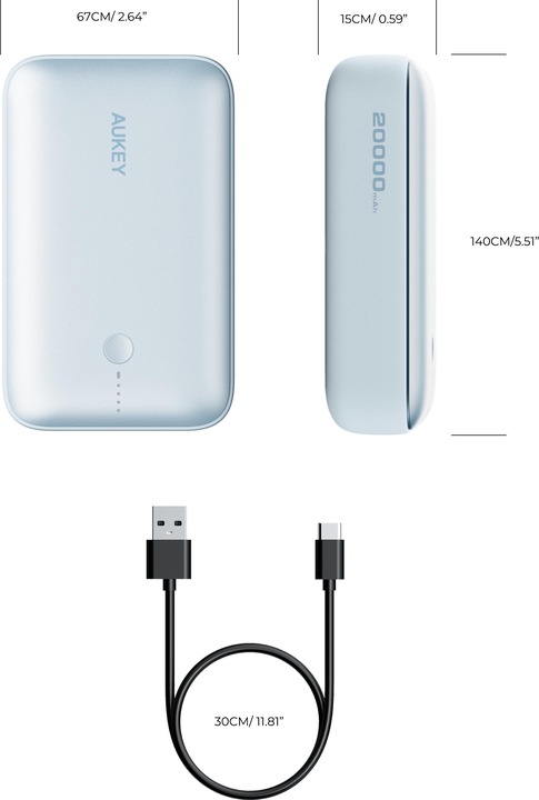 Produktbild Aukey Spark Mini (20000 mAh, 22.50 W, 77 Wh)