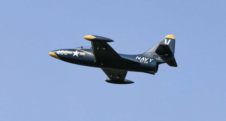 Produktbild Freewing F9F Panther PNP 4S 64mm blue Jet EDF (Jet)