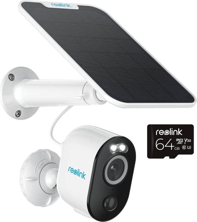 Immagine prodotto Reolink Argus Series B330+Solar Panel+64GB SD Card-5MP (2592 x 1920 pixel)