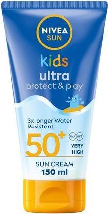Produktbild NIVEA Sun Kids Ultra Protect & Play SPF 50+ Lotion 150ml - Moisturising for Kids (Sonnenlotion, SPF 50+, 150 ml)