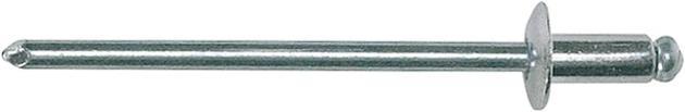 Actual product image Gesipa Blind rivets 4,0x12mm long, alu