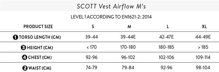 Produktbild Scott Sports Airflow (S, Rückenprotektor, Einzelstück)