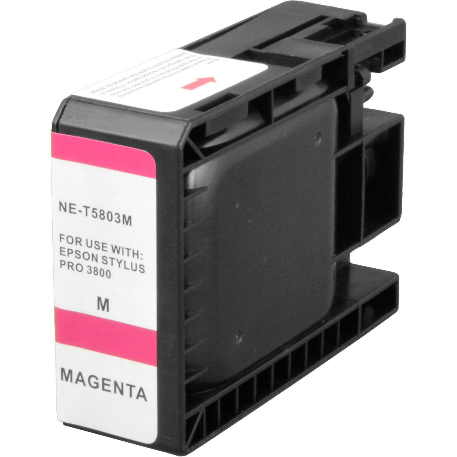 Ampertec, Druckerpatrone, Tinte ersetzt Epson C13T580300 magenta (M)