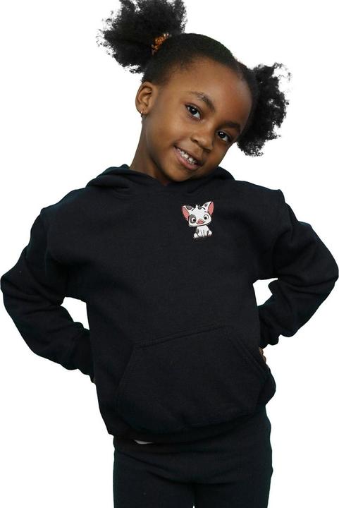 Produktbild Disney Moana Pua The Pig Breast Print Kapuzenpullover Mädchen (140, 146)