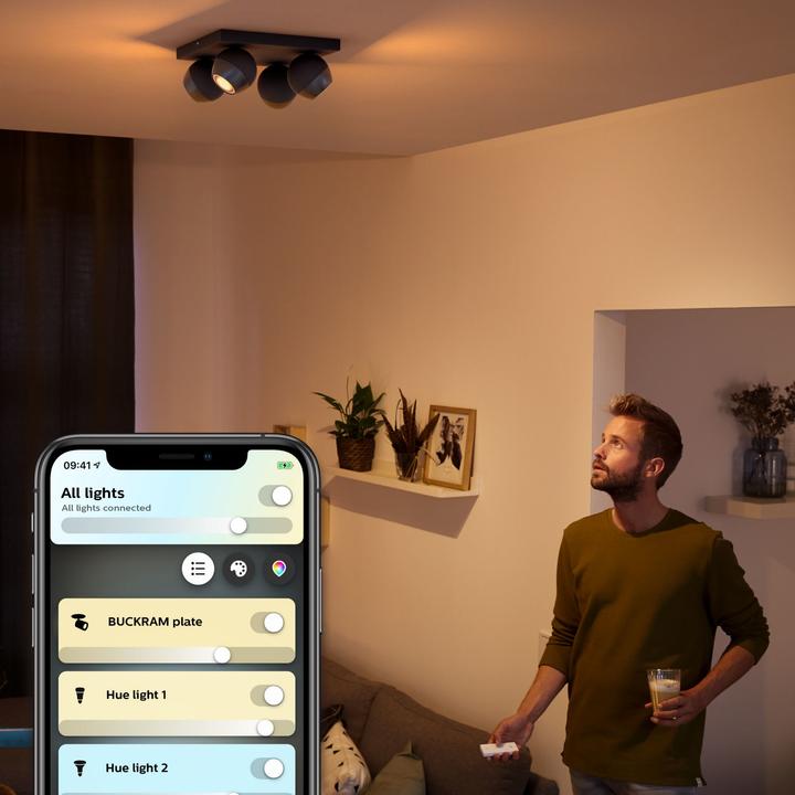 Actual product image Philips Hue Buckram Basic BT (1400 lm, GU10)