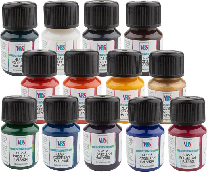 Produktbild VBS Glas- & Porzellanmalfarbe, 30 ml (30 ml)