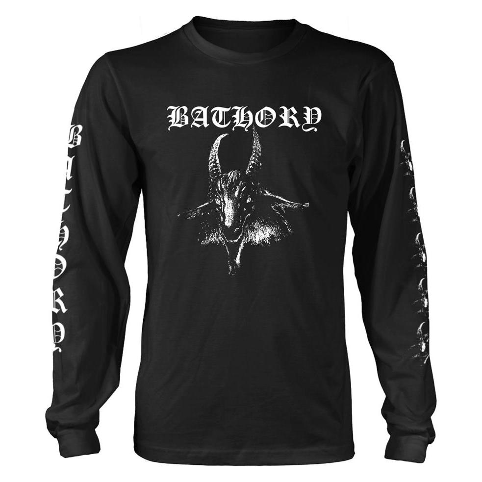 Bathory, Herren, Shirts, Goat (Longsleeve), Schwarz, (S)