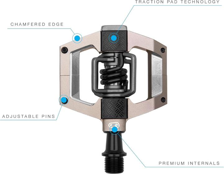 Produktbild Crankbrothers Pedal Mallet Trail champagne/black spring
