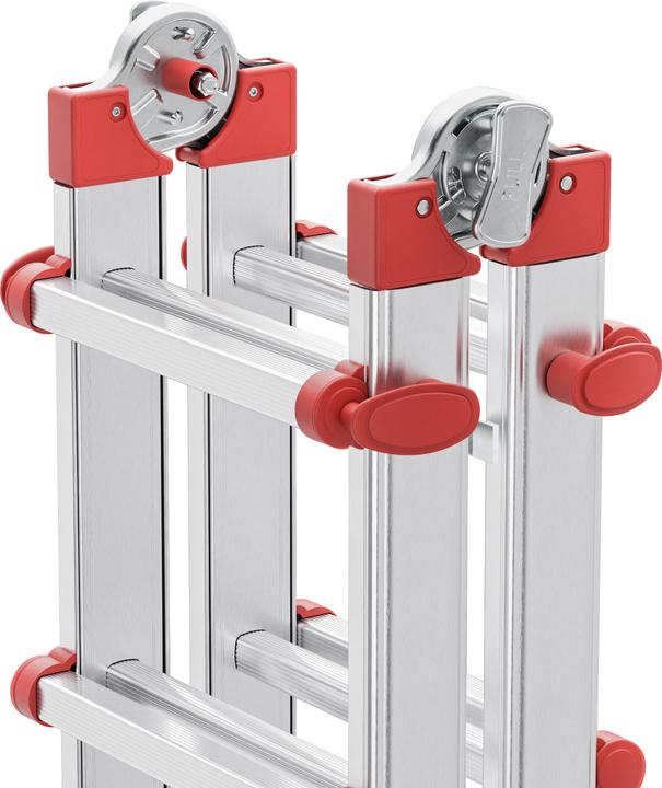 Produktbild Hailo M80, Aluminium-Multifunktionsleiter, 4x6 Sprossen (Teleskopleiter, 566 cm)
