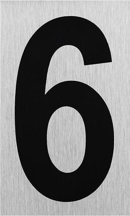 ProPlus Aluminum door sign " 6 "