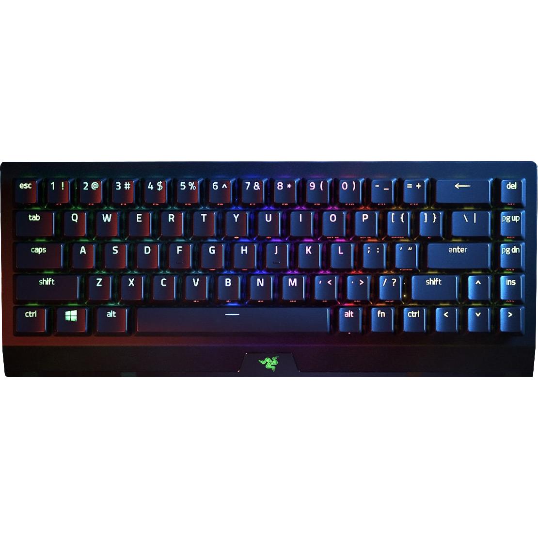 Razer BlackWidow V3 Mini HyperSpeed (DE, Kabellos), Tastatur, Schwarz