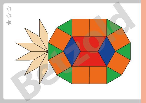 Produktbild Betzold Mitmach-Karten Pattern Blocks (3 - 8 Jahre)