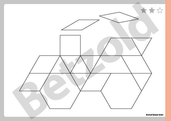 Produktbild Betzold Mitmach-Karten Pattern Blocks (3 - 8 Jahre)