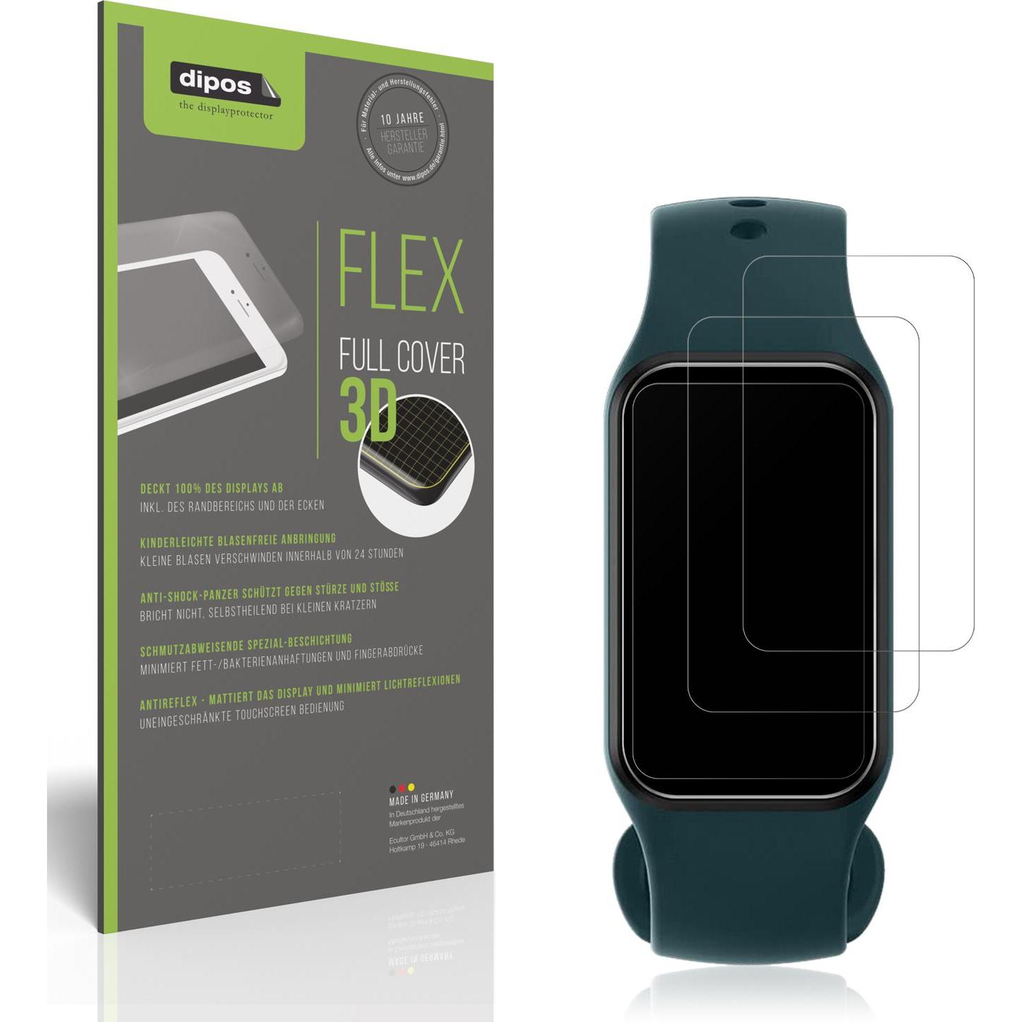 Dipos Full Cover Schutzfolie Matt, Smartwatch Schutzfolie, Transparent