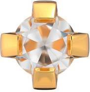 Image du produit Studex Clous d'oreilles sensibles Tiffany Or Zirconia 2 mm (Acier inoxydable)