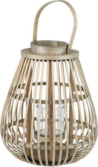 Produktbild Greemotion Bambus Laterne, ca. 33 x 40 x 33 cm