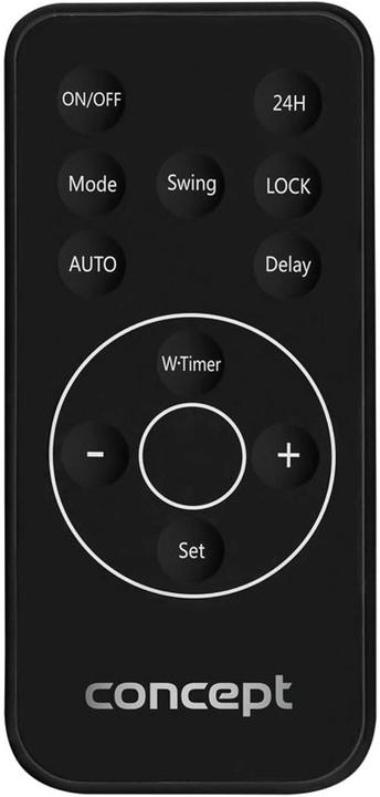 Produktbild Concept QH4001 electric space heater Indoor Black Fan electric space heater (2000 W)