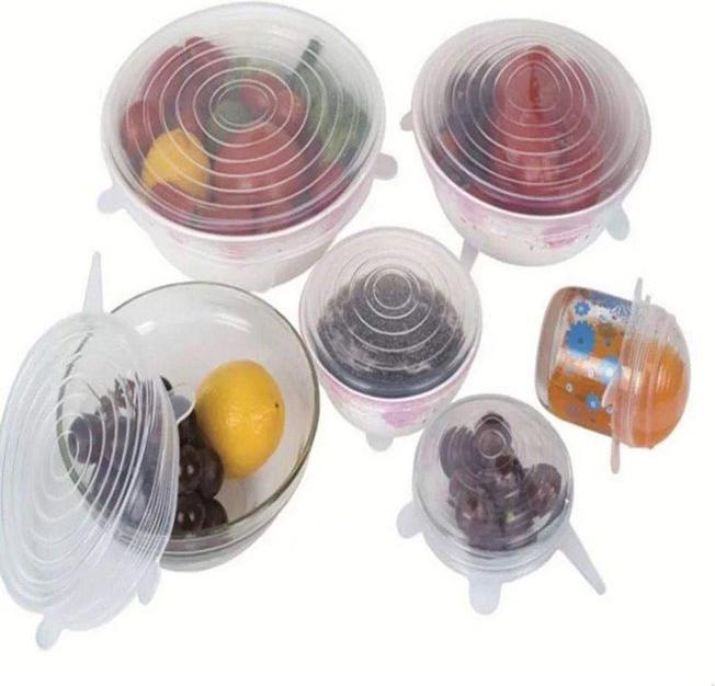 Produktbild MU Budget Silikonabdeckung für Obst und Tupperware (1 x)