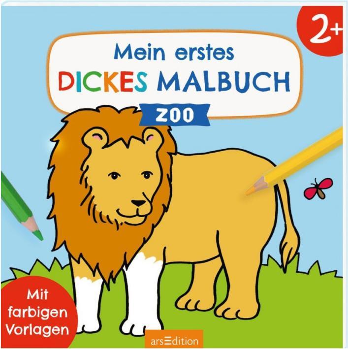Actual product image Malbuch ab 2j. - Zoo