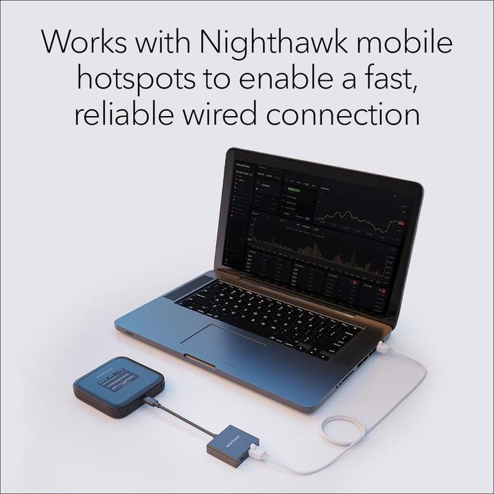 Image du produit Netgear Nighthawk USB-C to Ethernet Adapter (USB-C, RJ45 (1x))