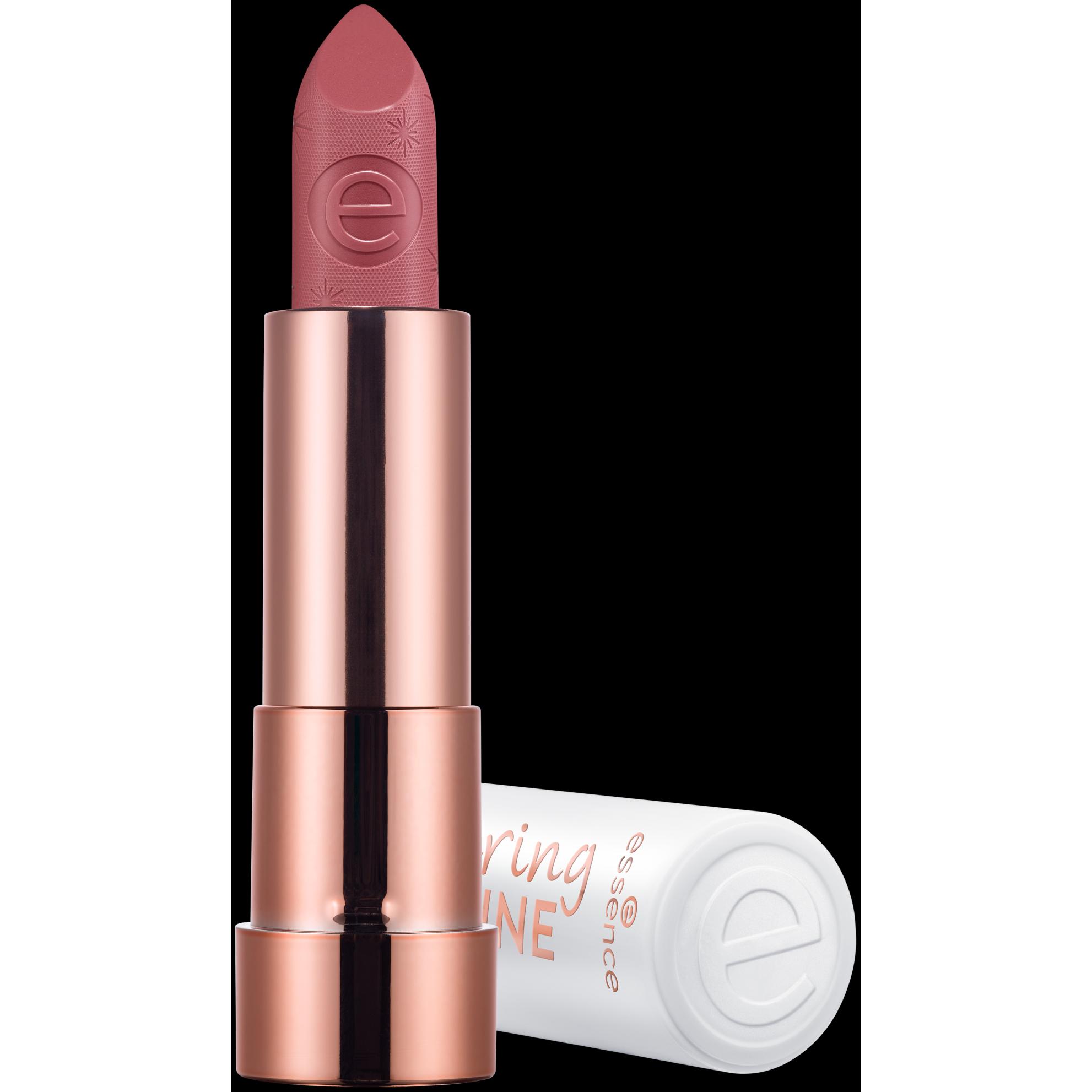essence, Lippenstift + Lipgloss, caring SHINE vegan collagen lipstick (204-my way)