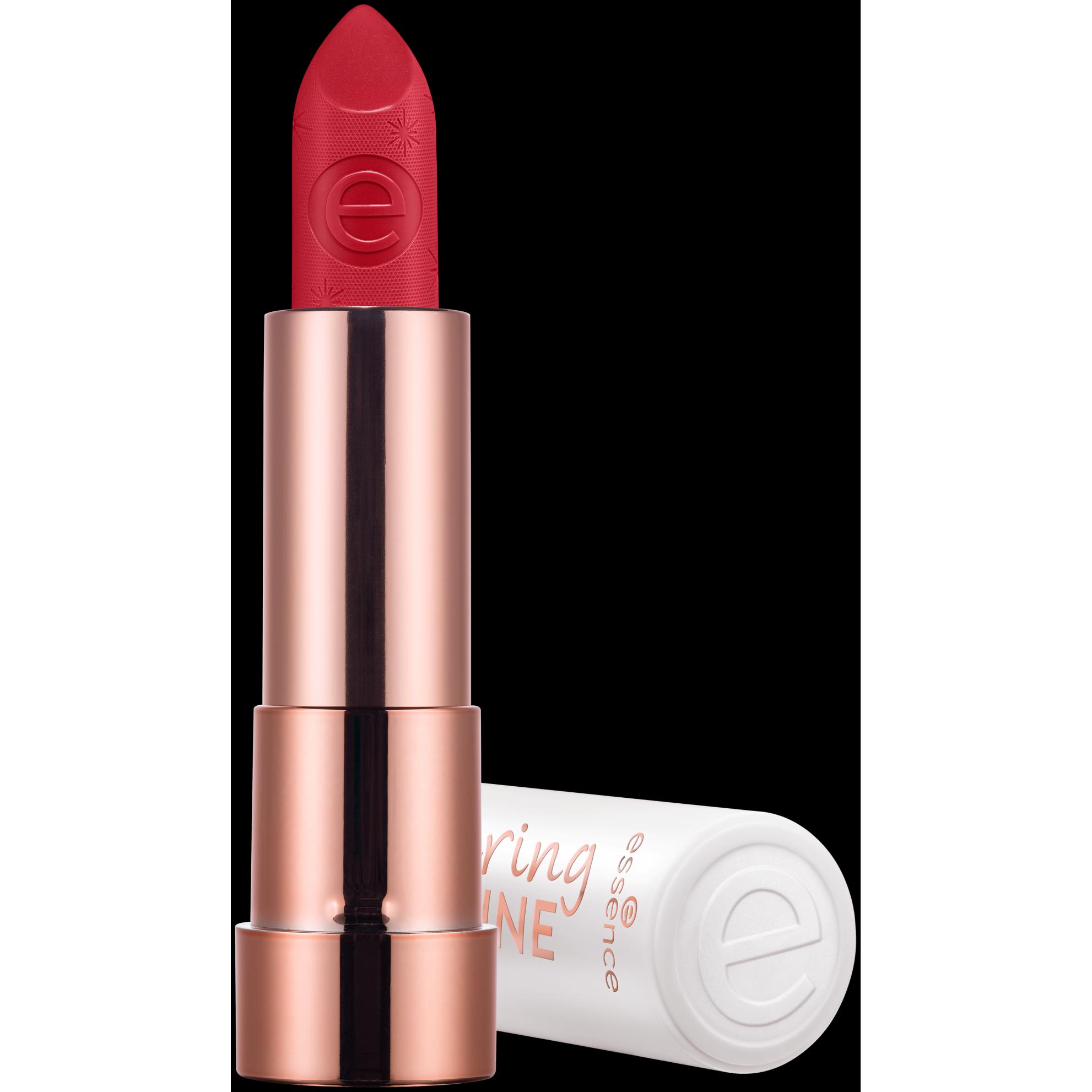 essence, Lippenstift + Lipgloss, caring SHINE vegan collagen lipstick (205-my love)