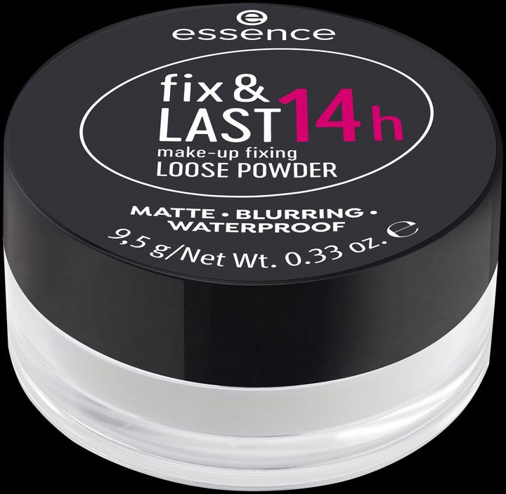 Actual product image essence fix & LAST 14h make-up fixing LOOSE POWDER (Transparent)