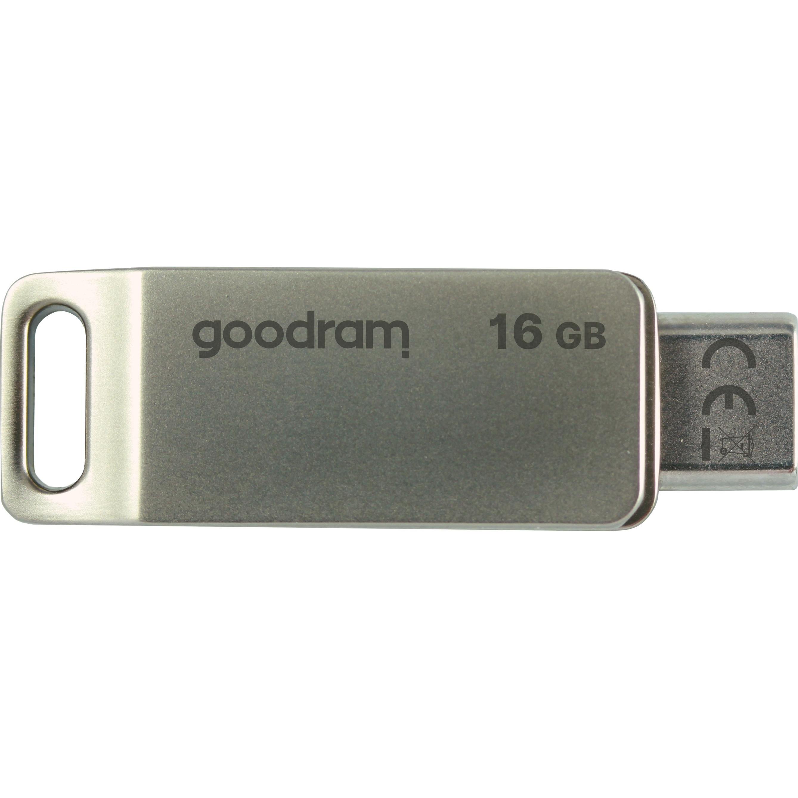 Thumbnail - Goodram ODA3 USB-Stick USB Type-A / USB Type-C 3.2 Gen 1 (3.1 Gen 1) (16 GB, USB 3.2, USB-C, USB-A), USB Stick, Silber