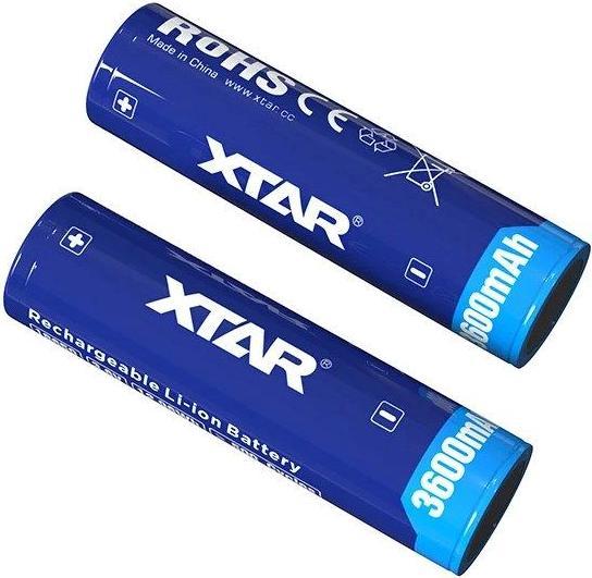 Productafbeelding Xtar 18650 batterij met beschermkap (1 Pcs., 18650, 3600 mAh)