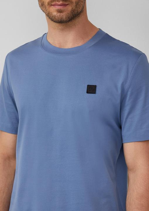 Produktbild S.Oliver T-Shirt T-Shirt aus merzerisierter Baumwolle mit Logo-Detail (M)