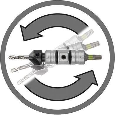 Thumbnail - wolfcraft, Bits, FLIPBIT, zwei austauschbare Halter