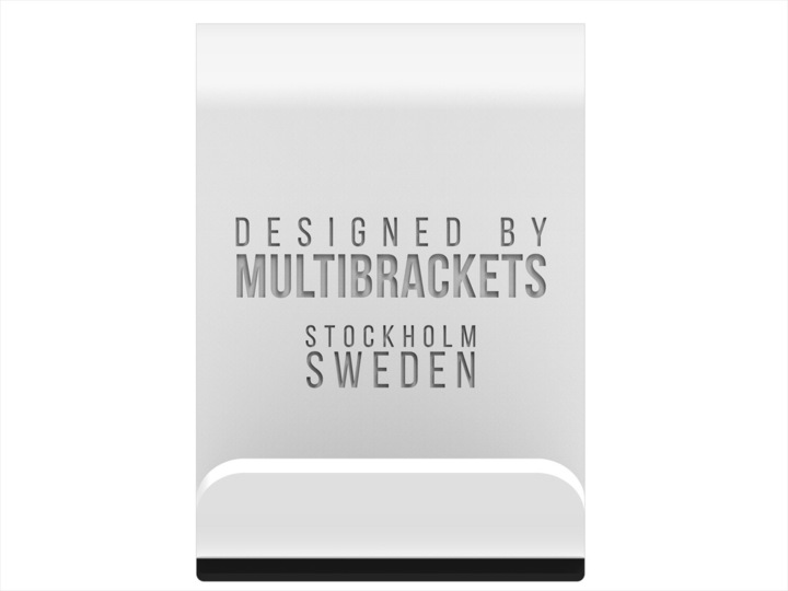 Immagine prodotto Multibrackets Tavolo porta-cuffie, alluminio, bianco, max 1 kg