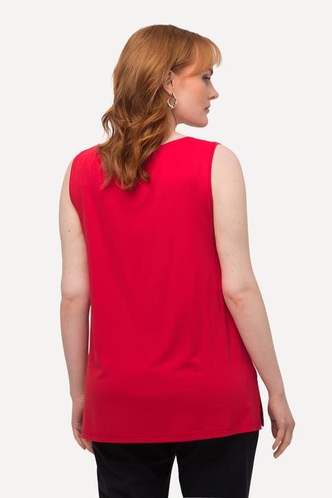Produktbild Ulla Popken Top, Rundhals, Classic, Stretch, breite Träger, ärmellos (58)