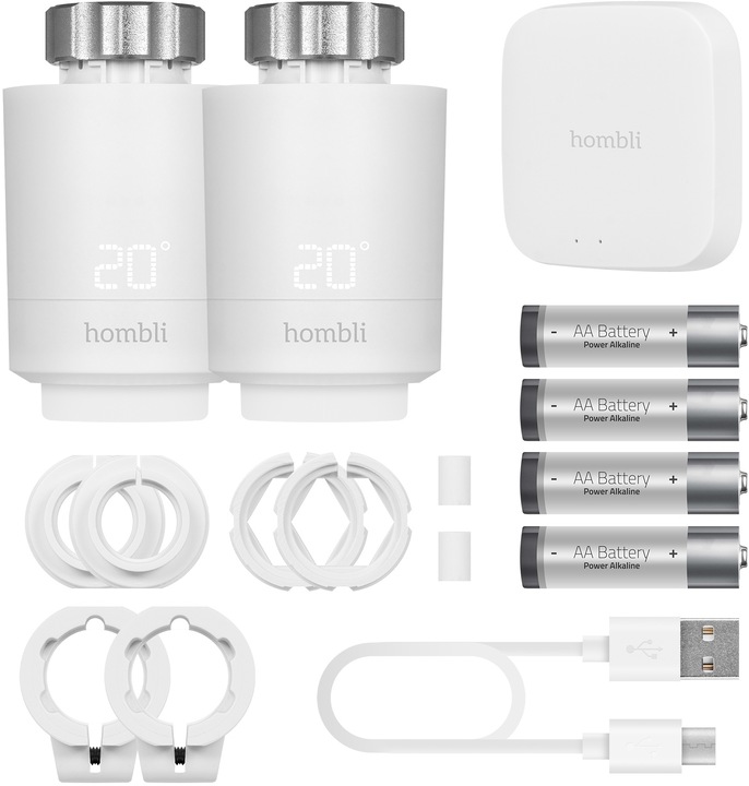 Actual product image Hombli Smart Radiator Thermostat Start Kit