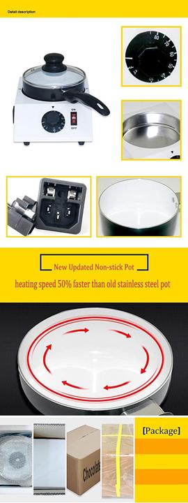 Actual product image Yunrux Chocolate melter