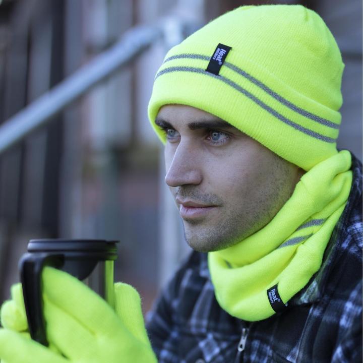 Immagine prodotto Heat Holders Beanie Mütze Fleece Innenfutter, Thermo Arbeitmütze Stricken